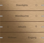 set bascules 4x pers. Tastsens.4 TS4 bronze