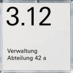 Pl.porte/orientation 1x Accessoires