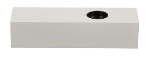 Base Rectang. 175x50x40 pour LED Teco NAULA Blanc 1x10W Dim
