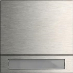 Module touche d'appel simple System 106 acier inox.V4A