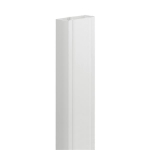 Goulotte DLP design 50x80 mm blanc - 2m - couvercle 65 mm