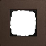 cadre fin. 1x Gira Esprit Lin.ctrpl. brun