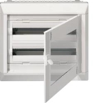 Coffret encastré vega D 2R. 48M.. - porte transparente