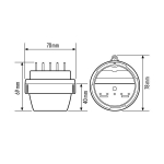 SUNJA MD 240° 24 IR 1C IP65 AN