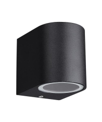 FLUX R applique 81 mmGU10 (excl) max 35Watt IP54 noir