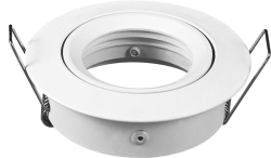SATURN spot à encastrer orientable GU10(hors amp.)blanc 83mm